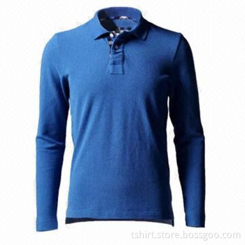 Men's polo shirt/men's blank polo T-shirt/100% cotton polo shirt